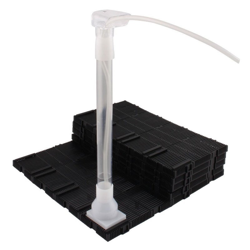 XMHF Aquarium Fish Tank Bottom Under Gravel Filter Board Plate Plastic 24-Pcs - Image 1